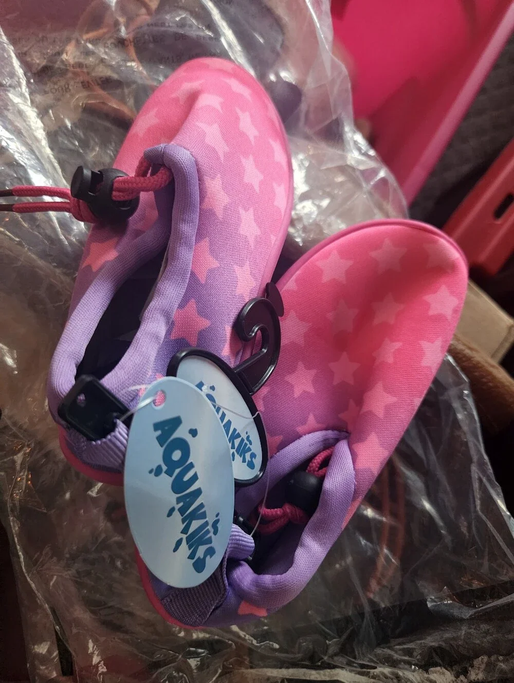NWT AQUAKIKS toddler 10 Water Shoes Girls